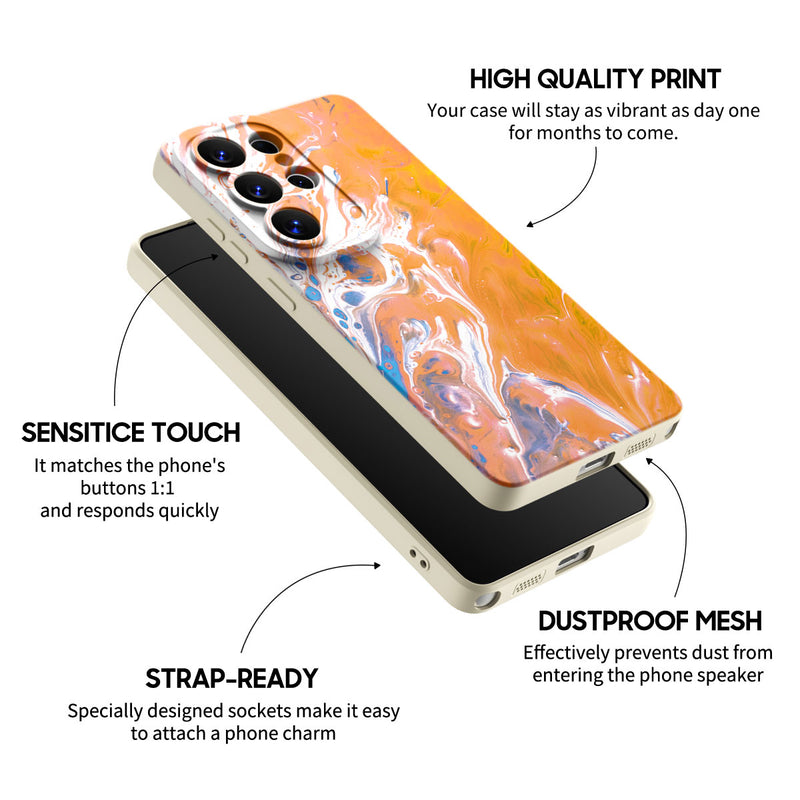 Flowing Light - Samsung Silicone Case