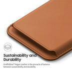 Light Follows Ghosting - iPhone Leather Wallet
