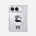 Polka Dot Schnauzer - iPhone Crystal Clear Case