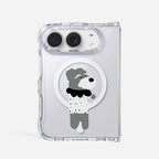 Polka Dot Schnauzer - iPhone Crystal Clear Case
