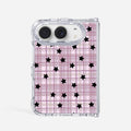 Pink Starry Sky - iPhone Crystal Clear Case