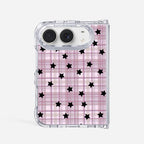 Pink Starry Sky - iPhone Crystal Clear Case