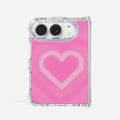 Pink Heart - iPhone Crystal Clear Case