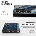 Sapphire Blue - Samsung Glass Case Caselm
