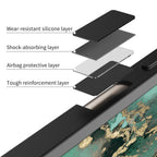 Amber Brown - Samsung Silicone Case Caselm